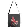 pin up girl Adjustable Strap Totes