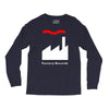 factory records   retro record label   mens music Long Sleeve Shirts