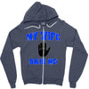 my wife said no Zipper Hoodie