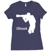 ishoot camera photographer Ladies Fitted T-Shirt
