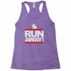 run away rabbit Racerback Tank