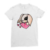 cute lop eared rabbit Ladies Fitted T-Shirt