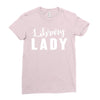 library lady Ladies Fitted T-Shirt