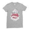bad cat   gatos locos Ladies Fitted T-Shirt