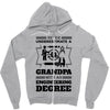 Never Underestimate A Grandpa With An Engineering Degree Zipper Hoodie