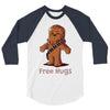 hug a wookiee 3/4 Sleeve Shirt