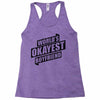 worlds okayest boyfriend Racerback Tank