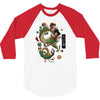 dragon freedom 3/4 Sleeve Shirt