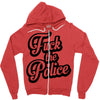 fuck the police Zipper Hoodie