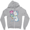 mice cream Zipper Hoodie