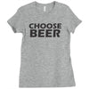 choose beer Ladies Fitted T-Shirt