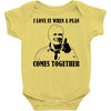 i love it when a plan comes together Baby Bodysuit