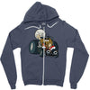 murky and lurky cruise round in their doom buggy Zipper Hoodie