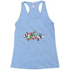 Femen with Flowers Racerback Tank