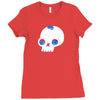 skull full of cats Ladies Fitted T-Shirt