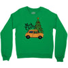 merry christmas car Crewneck Sweatshirt