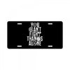 Fight Alone Avengers License Plate