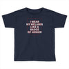 i wear my melanin like a badge of honor Toddler T-shirt