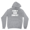 family, guns, country Hoodie