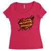 bloody love Women's Triblend Scoop T-shirt