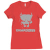 pitbull american pit bull spiked dog collar Ladies Fitted T-Shirt