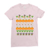 halloween ugly sweater tn featured Ladies Fitted T-Shirt