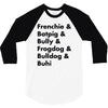 frenchies united 3/4 Sleeve Shirt