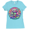 psycho cat Ladies Fitted T-Shirt