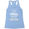 i get awesome husband Racerback Tank
