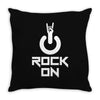 Rock on Throw Pillow