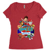 paw patrol birthday boy uncle Women's Triblend Scoop T-shirt