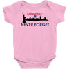 Patriot Day Never Forget Baby Bodysuit