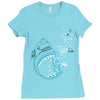 shark attack!!! Ladies Fitted T-Shirt