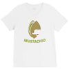 mustachio V-Neck Tee