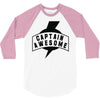 captain awesome 3/4 Sleeve Shirt