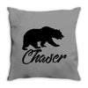 Bear Chaser Throw Pillow