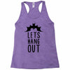lets hang out Racerback Tank