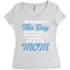 so there's this boy who wil always have a piece of my heart he calls m Women's Triblend Scoop T-shirt