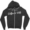 coffee and internet Zipper Hoodie