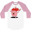 marshmallow prend feu 3/4 Sleeve Shirt