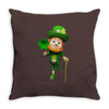 DABBİNG LEPRECHAUN Throw Pillow