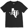 Beto Texas Map V-Neck Tee