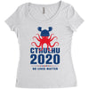 Cthulhu 2020 No Lives Matter Women's Triblend Scoop T-shirt