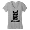 bad to the bone Women's V-Neck T-Shirt