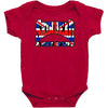 skinhead union jack, ideal birthday gift or present Baby Bodysuit