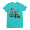 Just A Girl In Love With Her Heavy Equıpment Operator Ladies Fitted T-Shirt