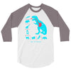 t rex diet 3/4 Sleeve Shirt