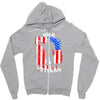 war veteran Zipper Hoodie