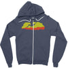 climbing rocks wall climb indoor outdoor Zipper Hoodie