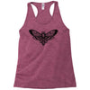 butterfly and skull Racerback Tank